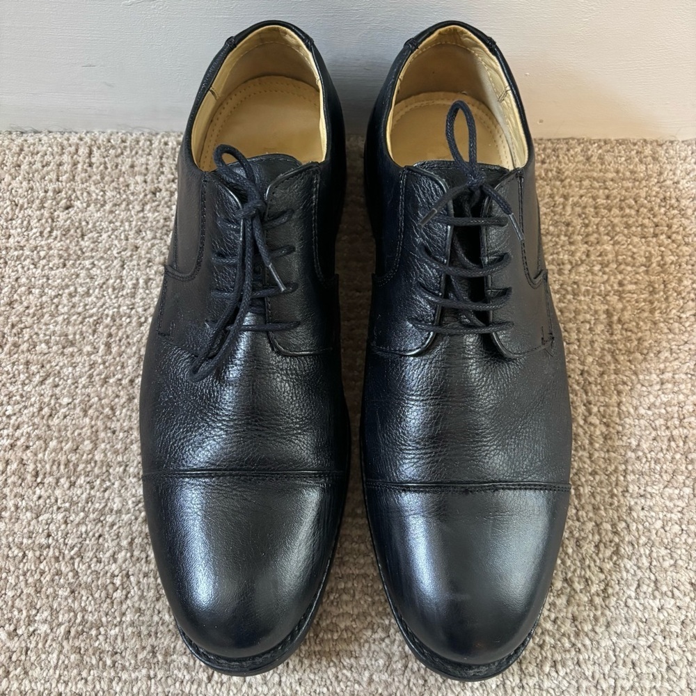 Belvedere Duke Black Cap Toe Oxford Shoes Men’s 11.5 D​​